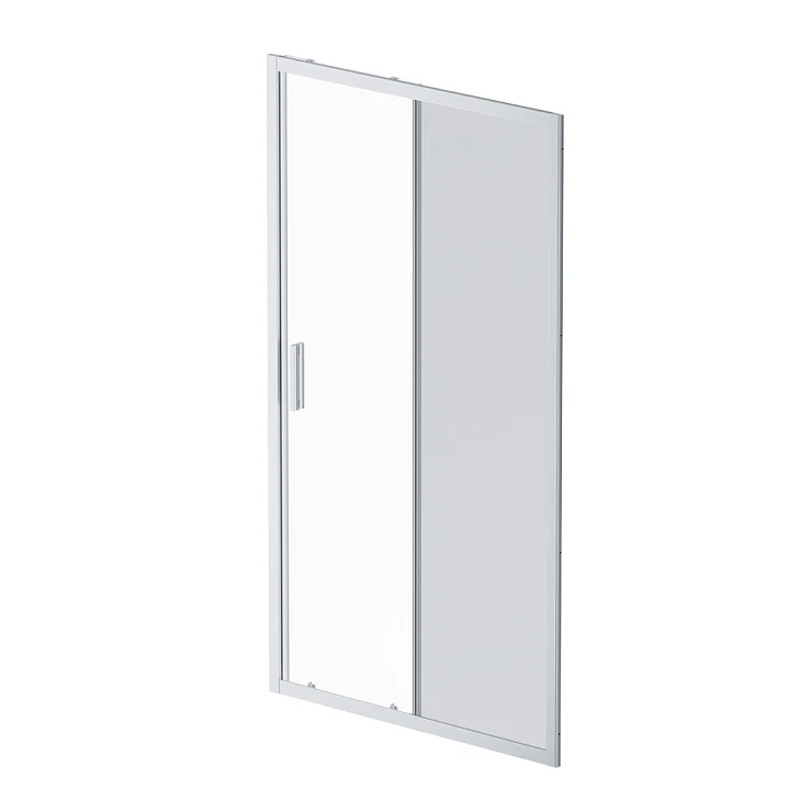Дверь душевая в нишу AM.PM Gem 110см W90G-110-1-195MG профиль хром, стекло прозрачное/тонированное