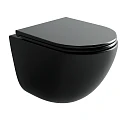 Унитаз подвесной Ceramica Nova Vogue CN4008TMB черный матовый