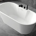 Акриловая ванна ABBER 160x80 AB9299-1.6 белая глянцевая