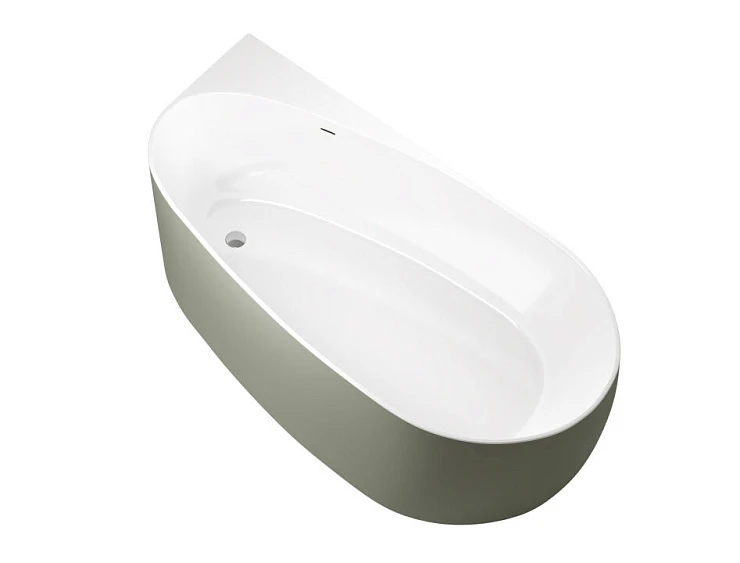 Акриловая ванна Allen Brau Priority 170x80 2.31002.21/CGM белый матовый, цементно-серый