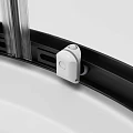 Душевой уголок AM.PM X-Joy 90x90см W88E-205-090BT64 профиль матовый черный, стекло прозрачное