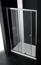 Душевая дверь в нишу Cezares 130см ANIMA-W-BF-1-130-C-Cr профиль хром, стекло прозрачное