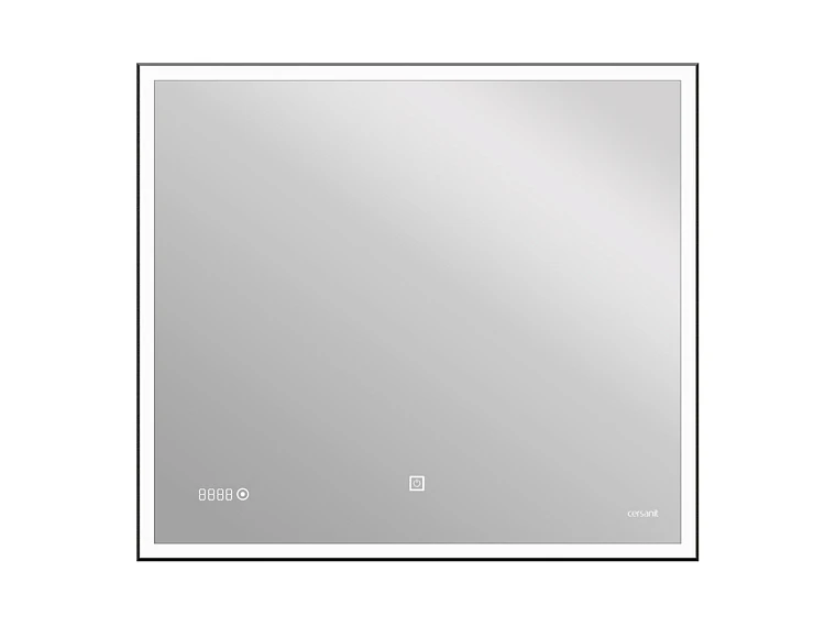 Зеркало Cersanit Led 011 Design 80 KN-LU-LED011*80-d-Os с подсветкой и часами