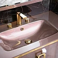 Смеситель для раковины Boheme Venturo 150-G-DIAMOND золото