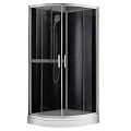Душевая кабина Azario Denver 90х90 см AZ-N10812 900 GREY профиль серый, стекло серое