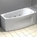 Боковой экран Акватек Пандора 50 EKR-B0000051 белый глянец