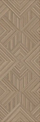 Керамическая плитка Kerama Marazzi Ламбро структура 40x120 см коричневый матовый