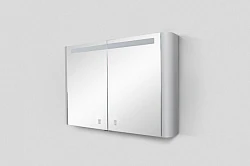 Зеркало-шкаф AM.PM Sensation M30MCX1001FG с подсветкой, серый шелк