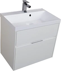 Тумба с раковиной Aquanet Латина 70 212835 белая