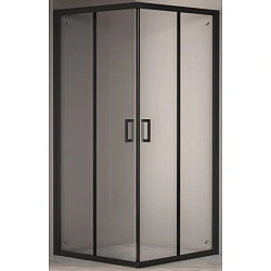 Душевой уголок RGW Passage PA-39B 100x100см 03083900-14 профиль черный, стекло прозрачное