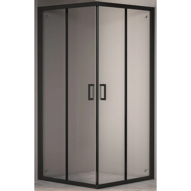 Душевой уголок RGW Passage PA-39B 100x100см 03083900-14 профиль черный, стекло прозрачное