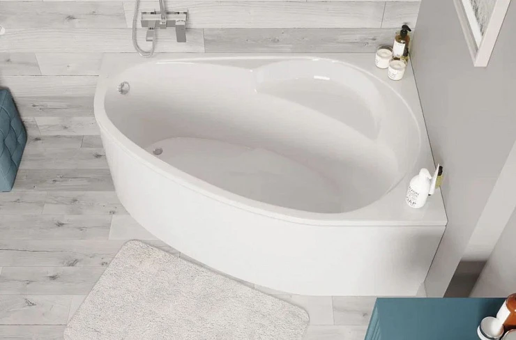 Акриловая ванна Vagnerplast Flora 150x100 VPBA151FLA3PX-04 правая, белая глянцевая