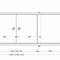 Экран Aquanet Kupe 149см 00273296 белый