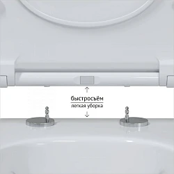 Унитаз подвесной Berges Wasserhaus Ego RR 082111RR белый глянец