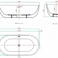 Акриловая ванна Vagnerplast Manchester 178x90 KRBV178MAN7X-64 белая глянцевая