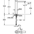 Смеситель для раковины Grohe Lineare 23405001 хром