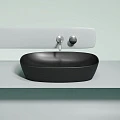 Раковина накладная Ceramica nova Element 600*380*138мм CN6049MB черная матовая