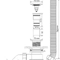 Слив-перелив для ванны McAlpine MRB12 хром