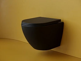 Унитаз подвесной Ceramica Nova Metropol CN4002TMB черный матовый