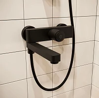 Смеситель для ванны IDDIS SLIBLBTi02WA черный