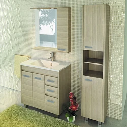 Тумба с раковиной Comforty Марио 90 00004152033CF сосна лоредо