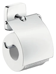 Держатель туалетной бумаги Hansgrohe PuraVida 41508000 с крышкой, хром