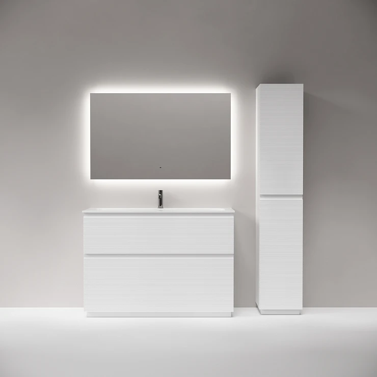 Тумба с раковиной Sancos Folk Floor 120 напольная, Bianco