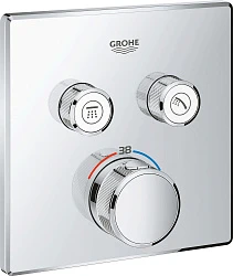 Термостатический смеситель Grohe Grohtherm SmartControl 29124000 для душа, хром