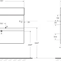 Тумба с раковиной Cezares Molveno 80 beton
