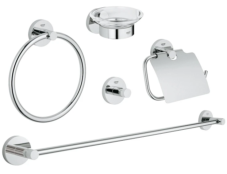 Набор Grohe New Essentials 40344001 5 предметов, хром