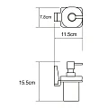 Дозатор Wasserkraft Lopau K-6099 хром