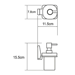 Дозатор Wasserkraft Lopau K-6099 хром