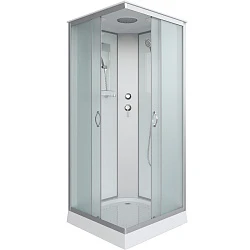 Душевая кабина Niagara Classic 100х100см NG-1101-14 профиль серебро