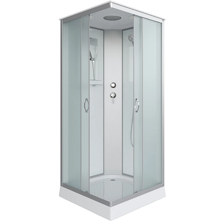Душевая кабина Niagara Classic 100х100см NG-1101-14 профиль серебро