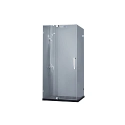 Душевой уголок Bravat Vega 120x80см BS120.3111A профиль хром, стекло прозрачное