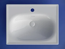 Раковина встраиваемая Ceramica Nova Sabo CN13001 белая глянцевая