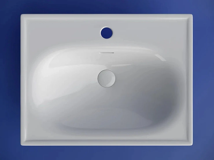 Раковина встраиваемая Ceramica Nova Sabo CN13001 белая глянцевая