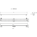Душевой лоток Berges Super Slim 80 091054 хром