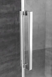 Душевая дверь в нишу Cezares 120см LUX-SOFT-W-BF-1-120-C-Cr-IV профиль хром, стекло прозрачное