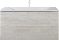 Тумба с раковиной Cezares Molveno 100 legno bianco
