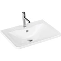 Раковина встраиваемая BelBagno 70см BB700/455-LV-MR-ALR белая