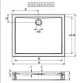 Душевой поддон Riho Davos 90х90см D002006005 белый