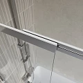 Шторка на ванну BelBagno Luce LUCE-VF-11-100/145-C-Cr профиль хром, стекло прозрачное