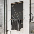 Полотенцесушитель электрический Black & White N-389ND 43x81см 38900 коричневый с золотом