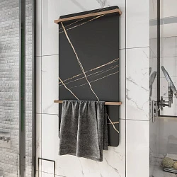 Полотенцесушитель электрический Black & White N-389ND 43x81см 38900 коричневый с золотом