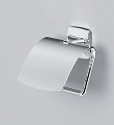 Держатель туалетной бумаги AM.PM Gem A90341400 с крышкой, хром