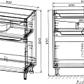 Тумба под раковину Style Line Марелла 60 СС-00002395 антискрейтч белая матовая