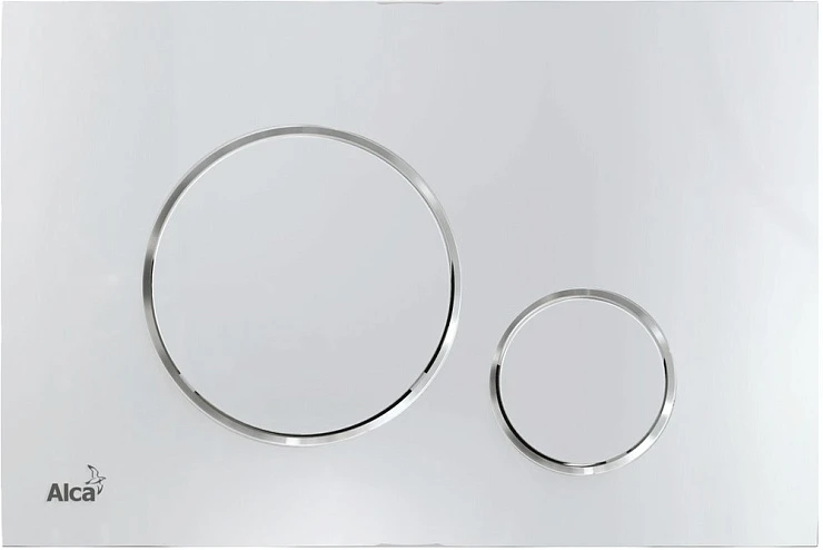 Кнопка смыва AlcaPlast THIN M671 хром глянцевая
