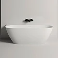 Ванна из искусственного камня Salini Sofia Wall 160*80 102517G белая глянец