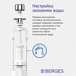 Комплект арматуры BERGES Eko 030202